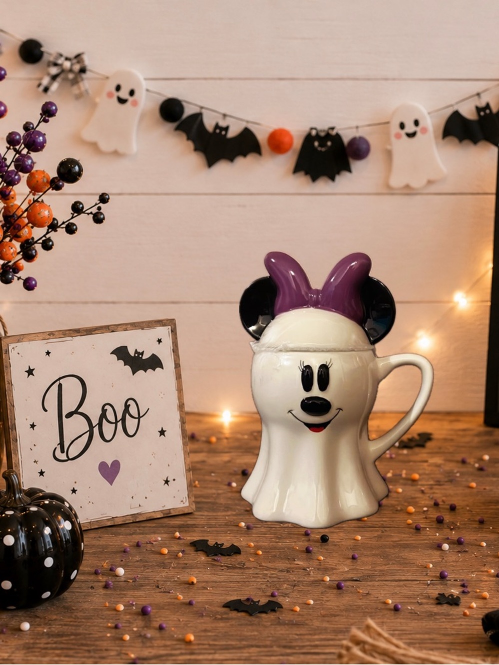 Minnie Mouse Ghost Mug